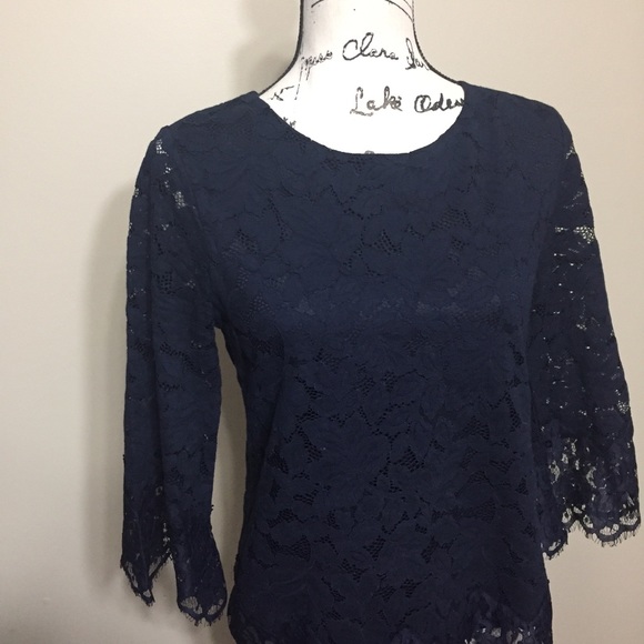 Banana Republic • Navy • Floral Lace - Picture 3 of 8